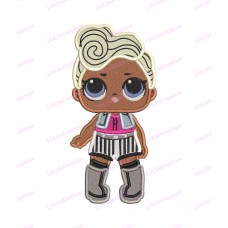 Funky QT LOL Dolls Surprise Fill Embroidery Design